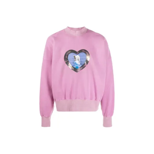 WE11DONE Розовый Унисекс Свитшоты