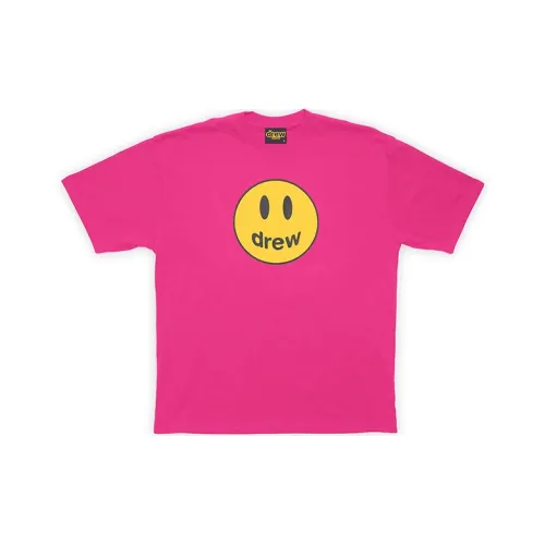 Drew House Smiley Collection T-Shirt Унисекс Фиолетовый Розовый