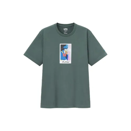 UNIQLO Зеленая унисекс футболка