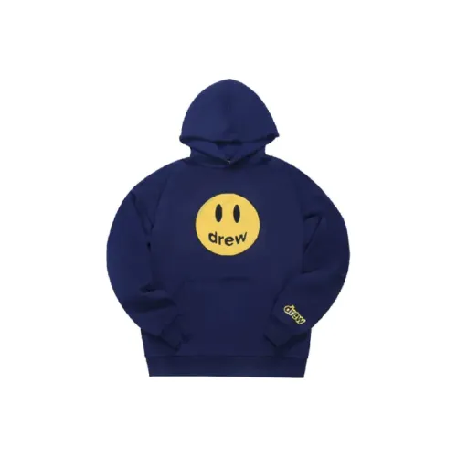 Drew House Smiley Collection Морской синий Унисекс Свитшоты