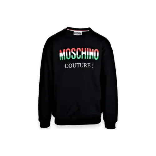 MOSCHINO Черный Унисекс Свитшоты