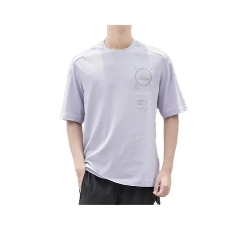 Adidas T-Shirt Мужская Светло-фиолетовая