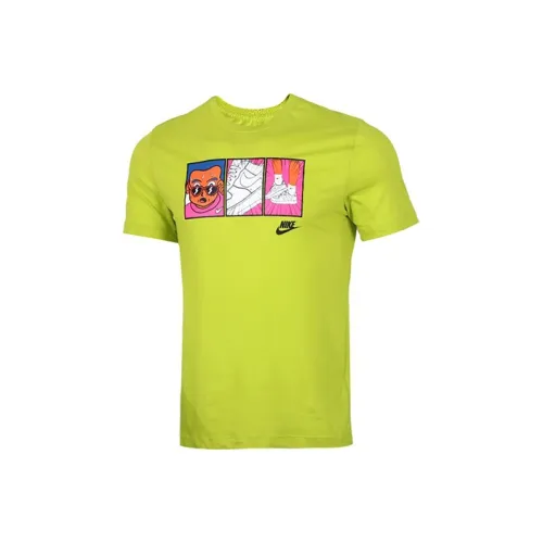 Nike Кактус Зеленый/Черный Мужская Футболка