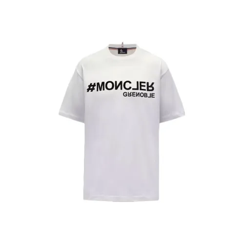 MONCLER Шелковые Белые Мужские T-рубашки