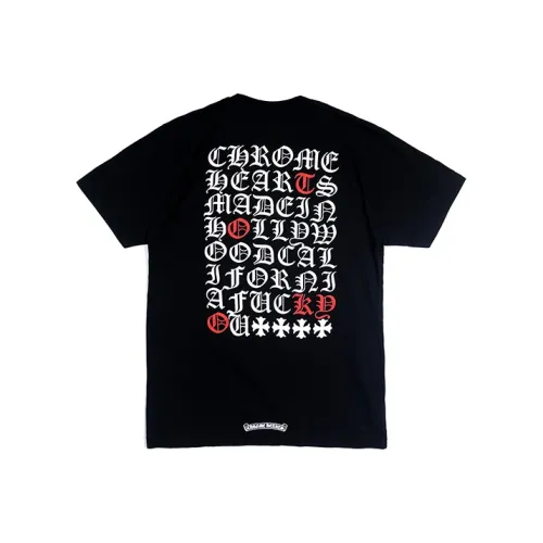 Chrome Hearts Черная Унисекс Футболка