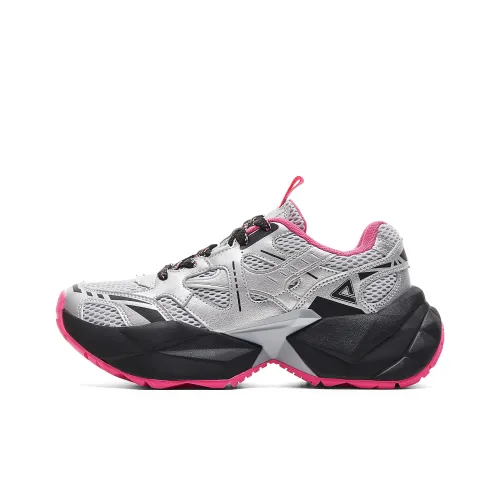 PEAK Low Топ Casual Женский Серебряный Розовый Красный