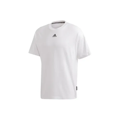 Adidas Рукав с спущенным плечом T-рубашка мужская белая