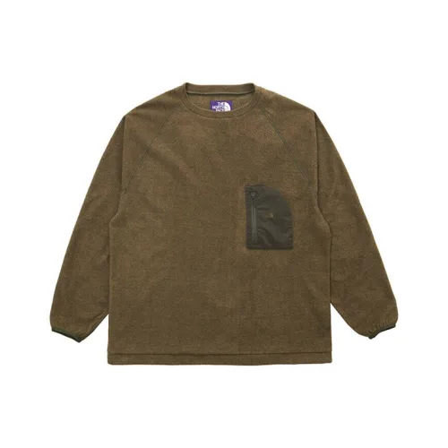 THE NORTH FACE PURPLE LABEL Хаки Мужские Свитшоты