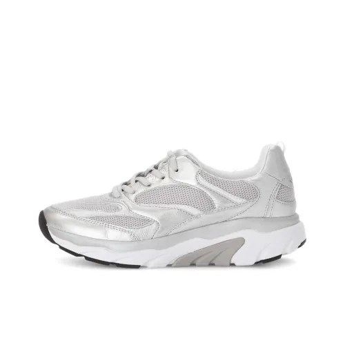 Gabor Rollingsoft Low Топ Повседневная обувь Женская Серебряная