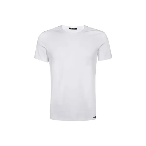 TOM FORD Белая Мужская T-рубашка