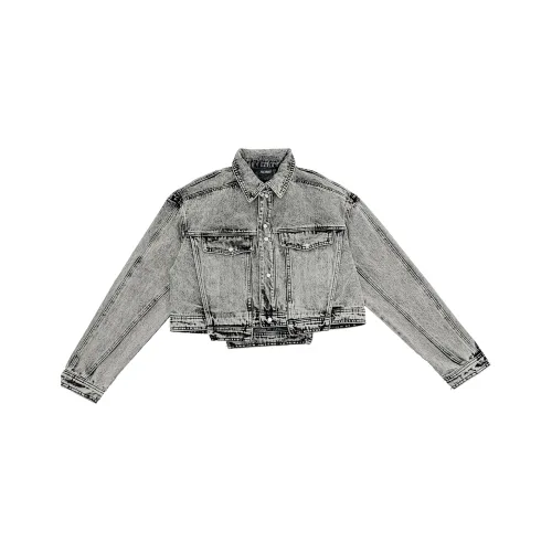 FALIAMS Denim Jacket Unisex Gray FALIAMS Деним Куртка Унисекс Серый