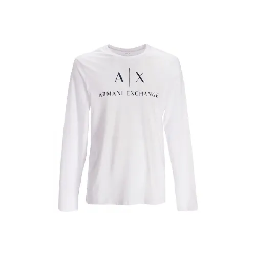 ARMANI EXCHANGE Стандартная футболка мужская белого цвета