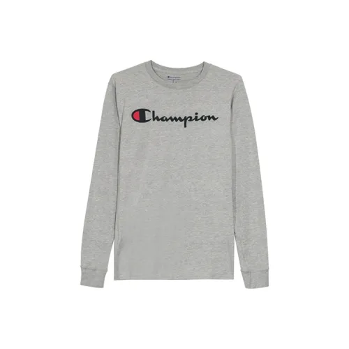 Champion Серый Унисекс T-рубашка