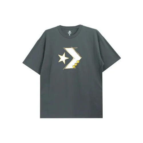 Конверс T-Shirt Унисекс Угольный Серый