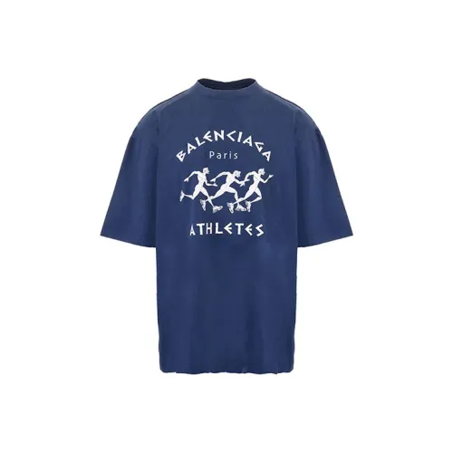 Balenciaga SS21 T-Shirt Мужской Синий