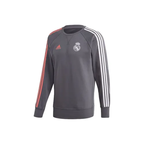 Adidas Real Madrid C.F Светло-серый Мужские Толстовки