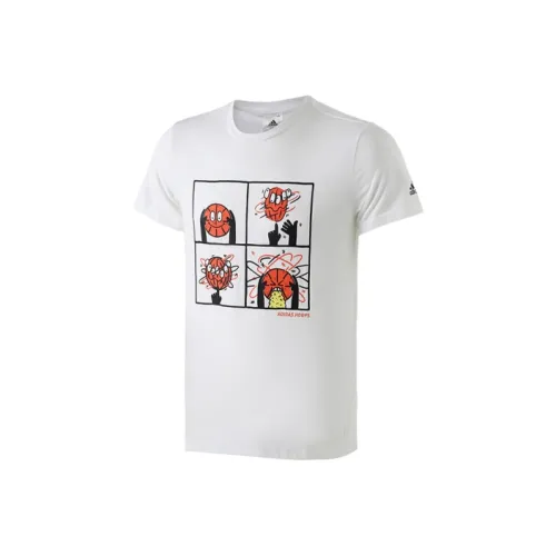 Adidas Белая Мужская Футболка