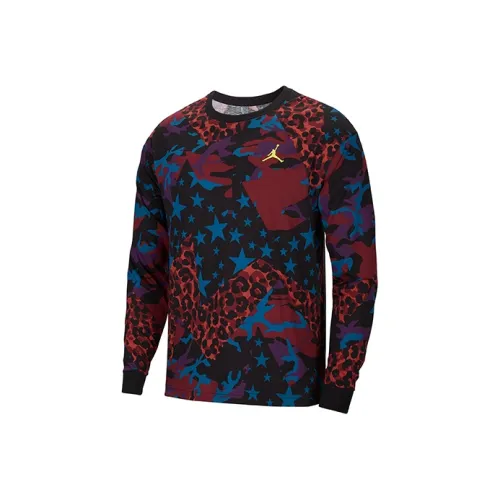 Джордан T Рубашка Мужская Фиолетовая Цветочная Дизайн Цвет