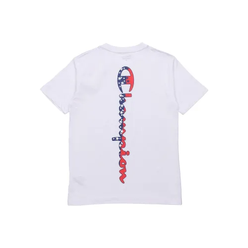 Champion T-Shirt Японская версия Унисекс Белый