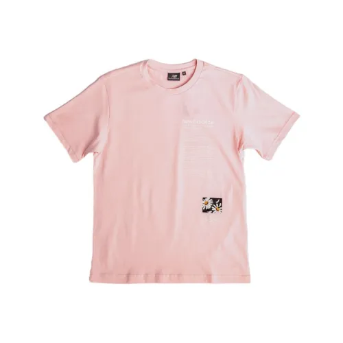 New Balance Розовый Унисекс Футболка