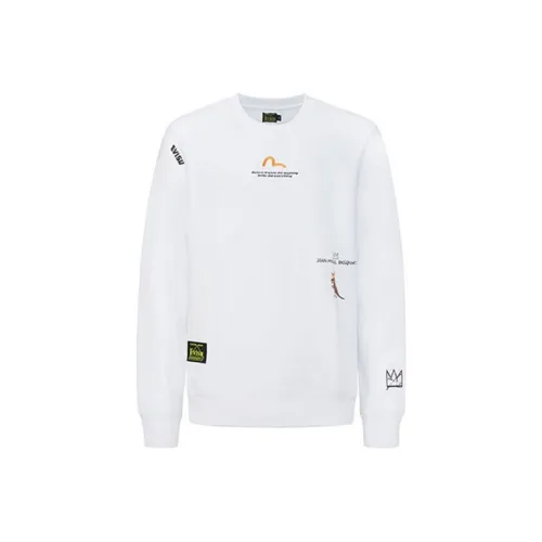 EVISU x Jean Michel Basquiat Толстовка Мужская Белая