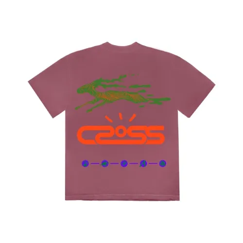 TRAVIS SCOTT Фиолетовые Унисекс Футболки