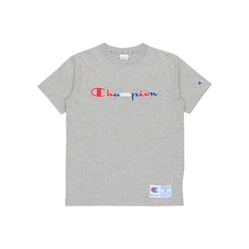 Champion Серый Унисекс T-рубашка