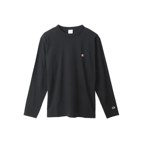 Champion T-Shirt Японская версия Мужская Черная