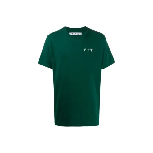 OFF Белый FW20 T Рубашка Мужская Зеленая
