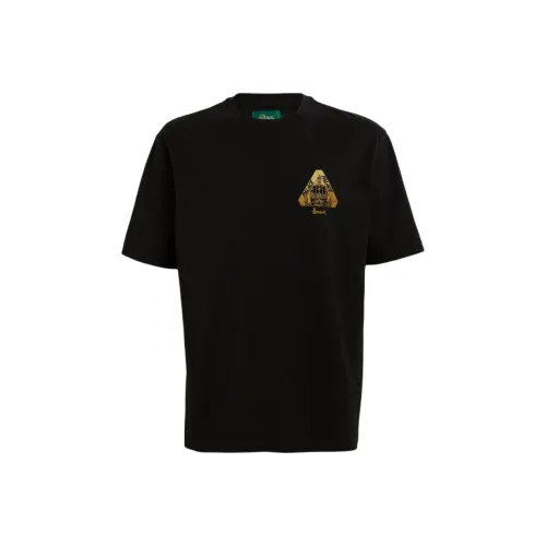 Дворцовый Черный Мужской T-Рубашки