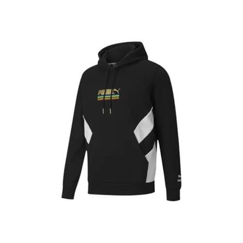 PUMA Неон Черный Мужской Свитшот