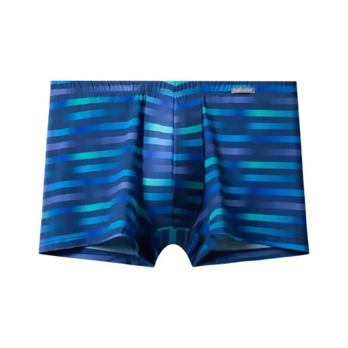 Shuya Трусы Мужские 1 Пачка Синий Фиолетовый