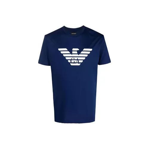 EMPORIO ARMANI Рубашка Мужская Синяя