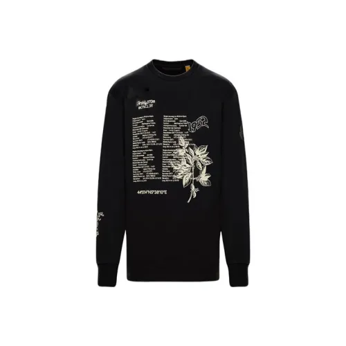 MONCLER Мужские черные T-рубашки