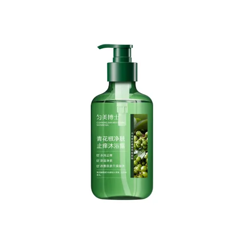 YUNMEIBOSHI Зеленый Сычуаньский перец Очищающий и Облегчающий Зуд Душевой Гель Глубокое Очищение Успокаивающая Кожа 300 мл