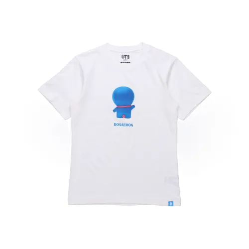 UNIQLO Белая унисекс футболка