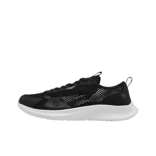 QIAODAN Беговые кроссовки Low Top Черный Белый Мужской