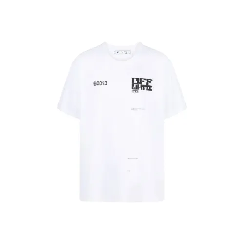 Off Белый SS21 Белый Мужская T-Рубашка