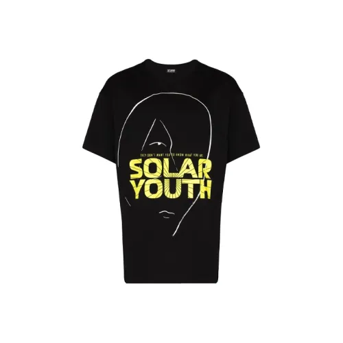 Raf Simons Черные Мужские T-Рубашки