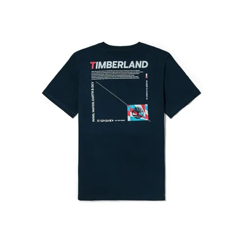 Timberland Темно-сапфировый Мужская T-рубашка