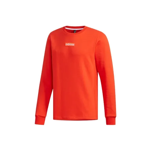 Adidas Neo Ярко-розовый Красный Флуоресцентный Мужские Толстовки