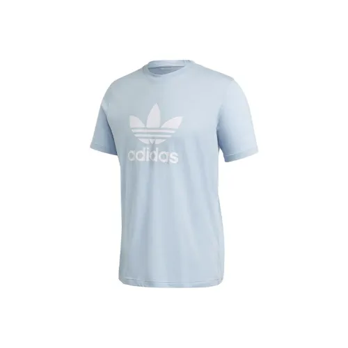 Adidas Originals Trefoil T-Shirt Мужская Розовая Синяя