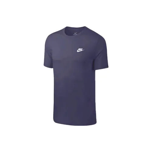 Nike Форменный синий Мужской T-рубашки