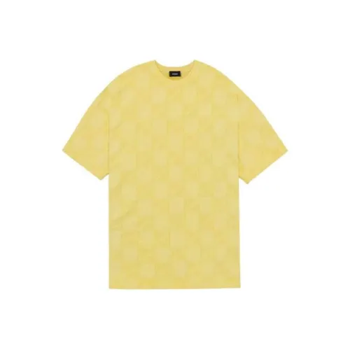 WE11DONE Желтая унисекс футболка