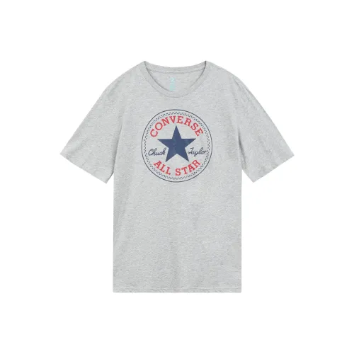 Конверс T Рубашка Мужская Текстурированная Серого цвета