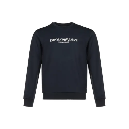 EMPORIO ARMANI Толстовка Мужская Морской Синий