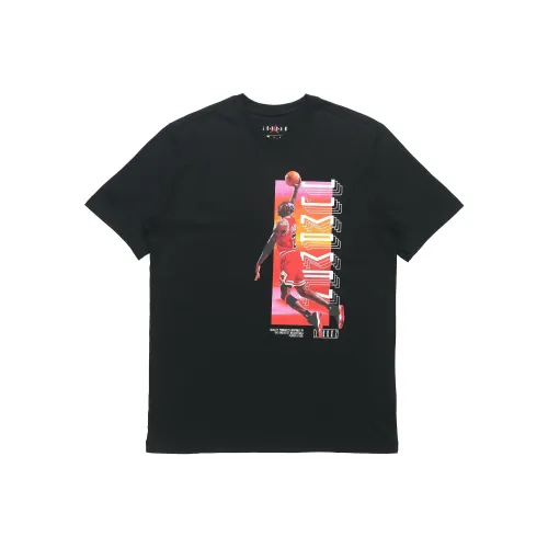 Джордан Набор с короткими рукавами мужская футболка черного цвета