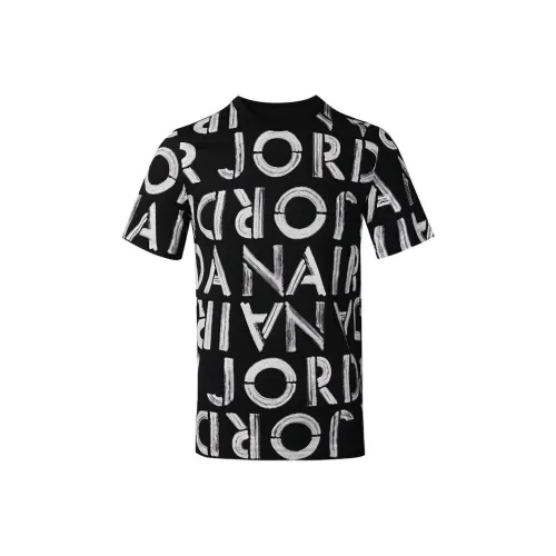 JORDAN Черные Мужские T-Рубашки