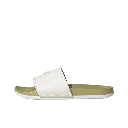 adidas Adilette Слипоны Бело-зеленый Унисекс