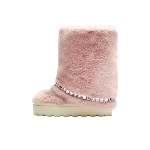 Casadei Ortisei Короткий MID Голень Сноубутсы 8 см Женские Розовый